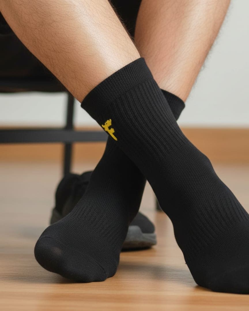 Cotton Ankle Length Socks with Soft Ribbed Cuff, Breathable Fabric and Comfort Fit hover
