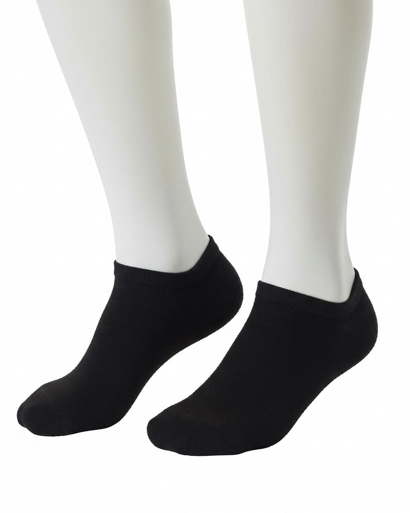 Classic Black Low-Cut Socks – Everyday Comfort & Versatility
