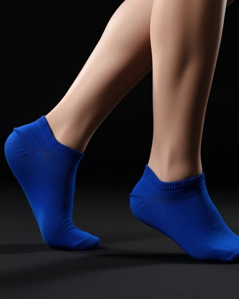 Classic Royal Blue Ankle Socks – Soft, Durable & Everyday Comfort