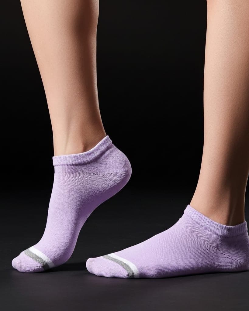Lavender Ankle Socks – Soft, Stylish & Everyday Comfort hover