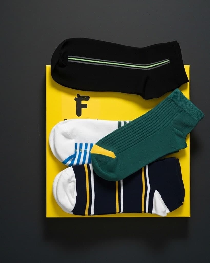 Stylish Ankle Socks – Pack of 4 (Unisex, Multi-Color)