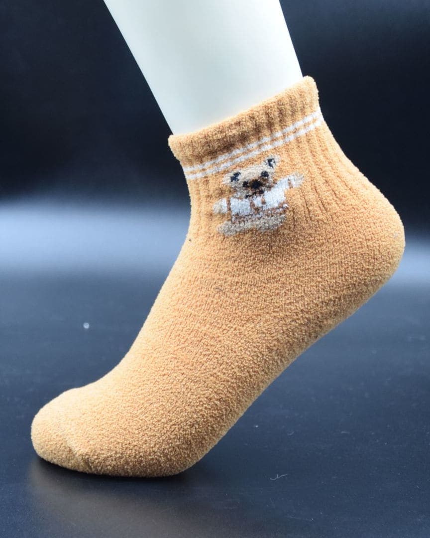 Premium Beige Woolen Crew Socks – Soft & Comfortable Daily Wear