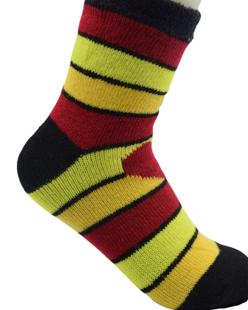 Multicolor Woolen Thermal Socks | Soft Fleece-Lined Warm Winter Socks1